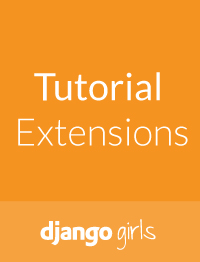 Tutorial Extensions Django Girls